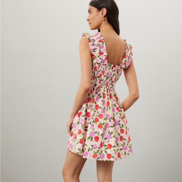English Factory Flower Ruffled Mini Dress - Picture 3 of 8